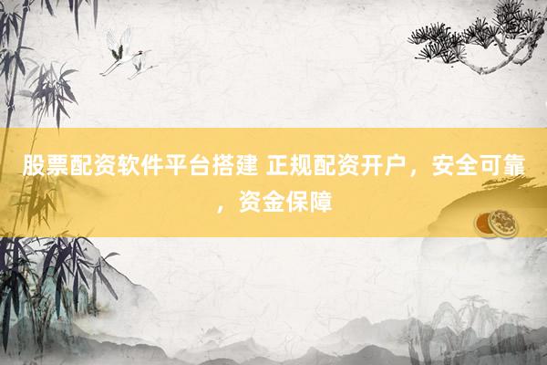 股票配资软件平台搭建 正规配资开户，安全可靠，资金保障