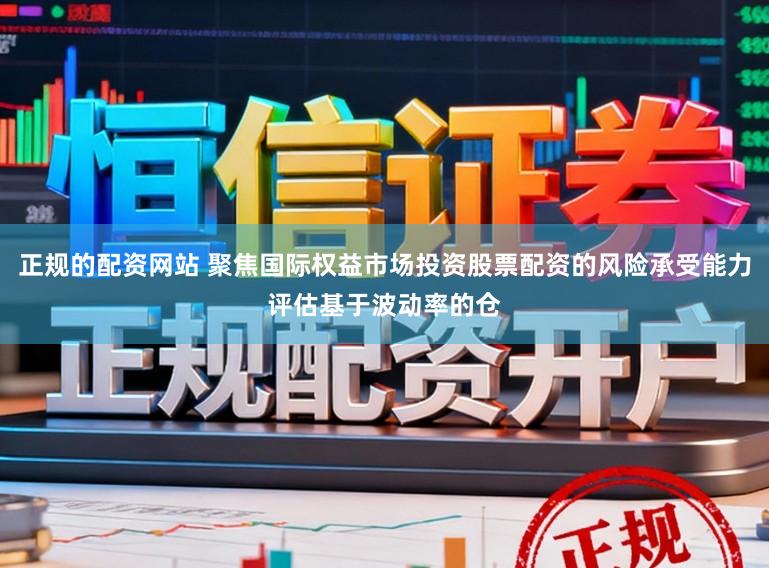 正规的配资网站 聚焦国际权益市场投资股票配资的风险承受能力评估基于波动率的仓